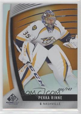 2017-18 SP Game Used - [Base] - Orange Rainbow #54 - Pekka Rinne /143