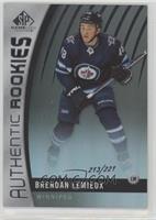 Authentic Rookies - Brendan Lemieux #/221