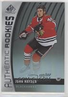 Authentic Rookies - John Hayden #/222