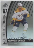 Authentic Rookies - Alexandre Carrier #/221