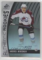 Authentic Rookies - Andrei Mironov #/223