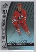 Authentic Rookies - Andrew Poturalski #/223