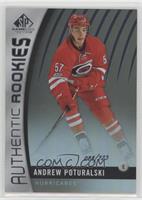 Authentic Rookies - Andrew Poturalski #/223