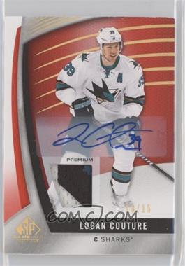 2017-18 SP Game Used - [Base] - Red Spectrum Auto Premium Materials #36 - Logan Couture /15