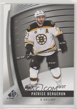 2017-18 SP Game Used - [Base] #43 - Patrice Bergeron /37