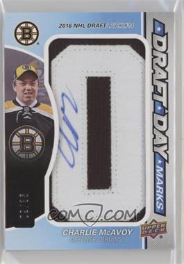 2017-18 SP Game Used - Draft Day Marks Rookies #DDM-CM - Charlie McAvoy /35