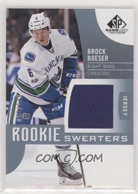 2017-18 SP Game Used - Rookie Sweaters #RS-BB - Brock Boeser /199