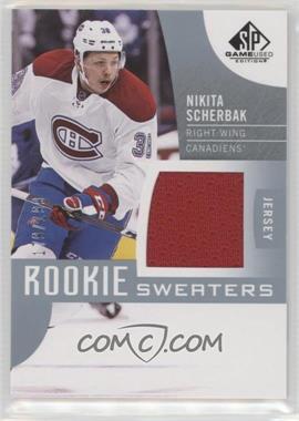 2017-18 SP Game Used - Rookie Sweaters #RS-NS - Nikita Scherbak /199