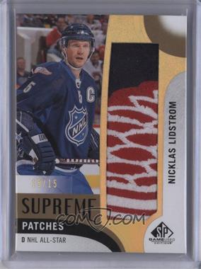 2017-18 SP Game Used - Supreme Patches #PA-NL - Nicklas Lidstrom /15