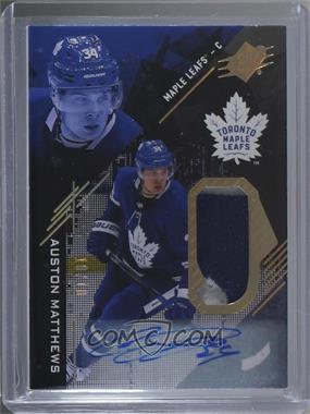 2017-18 SPx - [Base] - Gold Premium Auto Materials #2 - Tier 3 - Stars - Auston Matthews /10