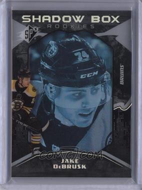 2017-18 SPx - [Base] #32 - Shadow Box Rookies - Jake DeBrusk /298