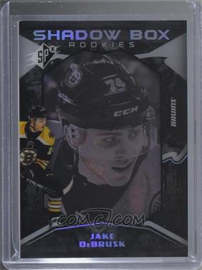 2017-18 SPx - [Base] #32 - Shadow Box Rookies - Jake DeBrusk /298