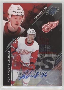 2017-18 SPx - Rookies - Autographs #R-ES - Tier 1 - Evgeny Svechnikov /199