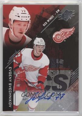 2017-18 SPx - Rookies - Autographs #R-ES - Tier 1 - Evgeny Svechnikov /199