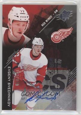 2017-18 SPx - Rookies - Autographs #R-ES - Tier 1 - Evgeny Svechnikov /199