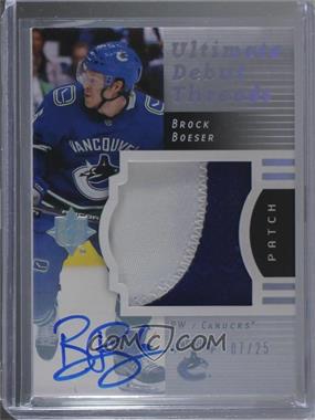 2017-18 Ultimate Collection - 2007-08 Retro Debut Threads - Patch #RDT-BB - Brock Boeser /25