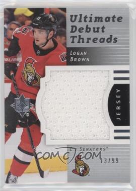 2017-18 Ultimate Collection - 2007-08 Retro Debut Threads #RDT-LB - Logan Brown /99