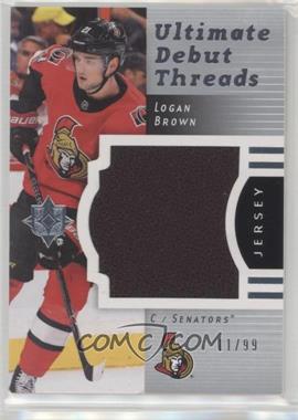 2017-18 Ultimate Collection - 2007-08 Retro Debut Threads #RDT-LB - Logan Brown /99