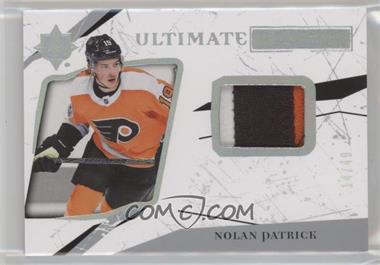 2017-18 Ultimate Collection - [Base] - Patches #100 - Ultimate Rookies - Nolan Patrick /49