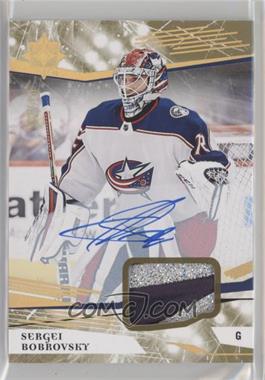 2017-18 Ultimate Collection - [Base] - Patches #29 - 2018-19 Upper Deck Ultimate Collection Update - Sergei Bobrovsky /10