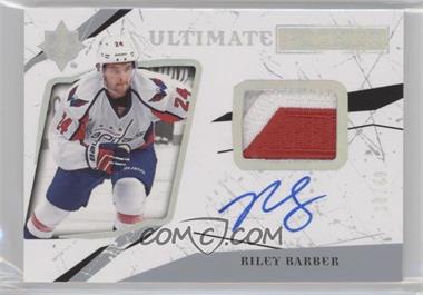 2017-18 Ultimate Collection - [Base] - Patches #73 - Ultimate Rookies Auto - Riley Barber /49