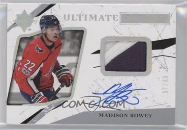 2017-18 Ultimate Collection - [Base] - Patches #75 - Ultimate Rookies Auto - Madison Bowey /49