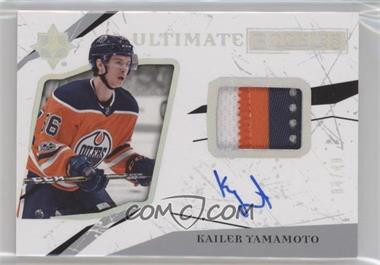 2017-18 Ultimate Collection - [Base] - Patches #80 - Ultimate Rookies Auto - Kailer Yamamoto /49