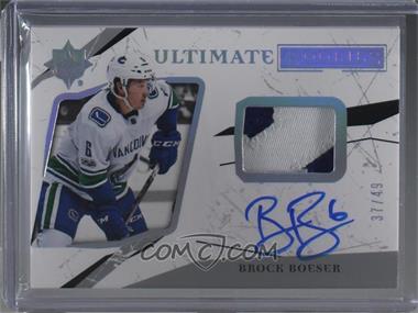 2017-18 Ultimate Collection - [Base] - Patches #93 - Ultimate Rookies Auto - Brock Boeser /49