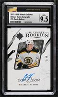 Ultimate Rookies Autographs - Charlie McAvoy [CSG 9.5 Mint Plus]…