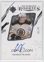 Ultimate Rookies Autographs - Charlie McAvoy #/99