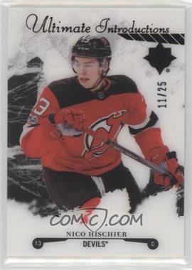 2017-18 Ultimate Collection - Ultimate Introductions - Onyx Black #UI-43 - Nico Hischier /25