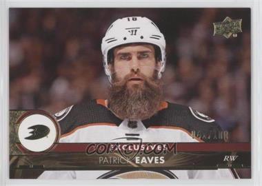 2017-18 Upper Deck - [Base] - Exclusives #255 - Patrick Eaves /100