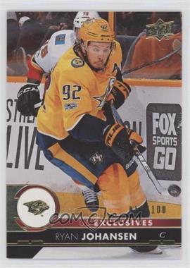 2017-18 Upper Deck - [Base] - Exclusives #356 - Ryan Johansen /100