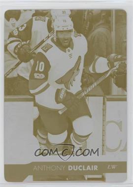 2017-18 Upper Deck - [Base] - Printing Plate Yellow #262 - Anthony Duclair /1