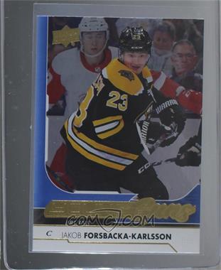 2017-18 Upper Deck - [Base] - Silver Foil #235 - Young Guns - Jakob Forsbacka-Karlsson [COMC RCR Near Mint‑Mint+]