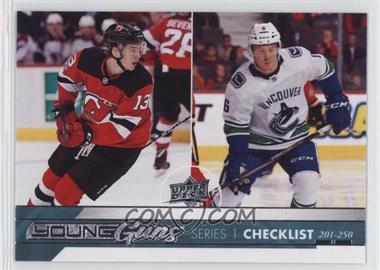 2017-18 Upper Deck - [Base] #250 - Young Guns - Nico Hischier, Brock Boeser