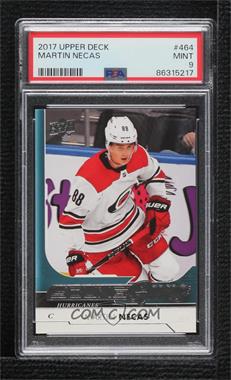 2017-18 Upper Deck - [Base] #464 - Young Guns - Martin Necas [PSA 9 MINT]