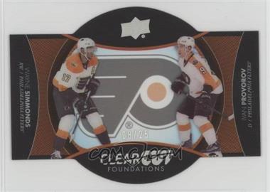 2017-18 Upper Deck - Clear Cut Foundations #CCF-22 - Wayne Simmonds, Ivan Provorov /25