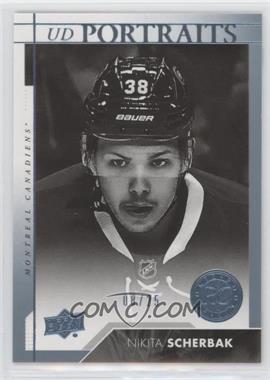 2017-18 Upper Deck - Portraits - Platinum Blue #P-62 - Rookies - Nikita Scherbak /25