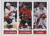 Jon Gillies, Matthew Tkachuk, Rasmus Andersson