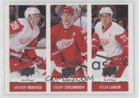 Dylan Larkin, Evgeny Svechnikov, Anthony Mantha