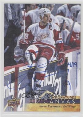 2017-18 Upper Deck - UD Canvas Signatures #C-SY - Steve Yzerman /19