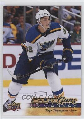 2017-18 Upper Deck - UD Canvas #C100 - Young Guns - Tage Thompson