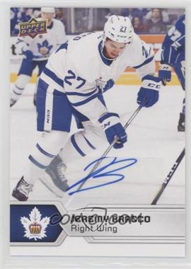 2017-18 Upper Deck AHL - [Base] - Autographs #35 - Jeremy Bracco