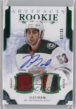 2017-18 Upper Deck Artifacts - [Base] - Emerald Auto Materials #180 - Rookies - Alex Tuch /35