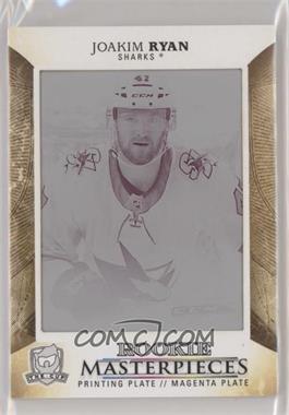 2017-18 Upper Deck Artifacts - Rookie Redemptions - The Cup Masterpieces Printing Plate Magenta Framed #A-RED204 - Joakim Ryan /1