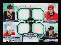 Jordan Staal, Teuvo Teravainen, Elias Lindholm, Victor Rask #/3