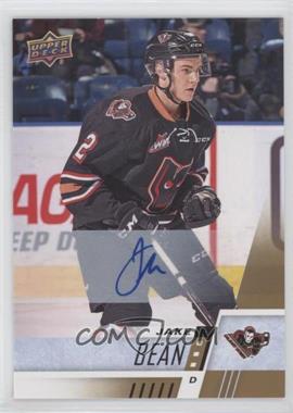 2017-18 Upper Deck CHL - [Base] - Autographs #10 - Jake Bean