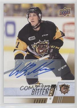 2017-18 Upper Deck CHL - [Base] - Autographs #12 - William Bitten