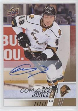 2017-18 Upper Deck CHL - [Base] - Autographs #3 - Max Jones